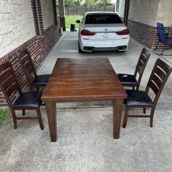 Wood dining table 