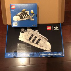 Brand New Lego Adidas Superstar 10282 & Min 40486 . Both For $105