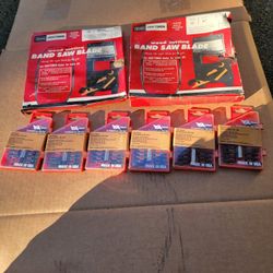 2 Band Saw Blades 80" & 6 Driver Sets (All New)