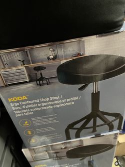 Black Stool For Desk, Work Bench, Etc