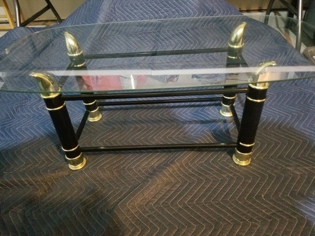 Small glass table
