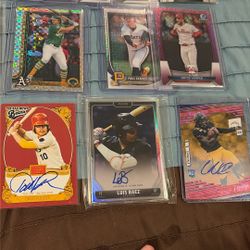 30 CARD SPORTS LOT FOOTBALL BASEBALL BASKETBALL ROOKIES STARS ALL NEWER CARDS REFRACTORS COLORED JERSEY CARDS & 17