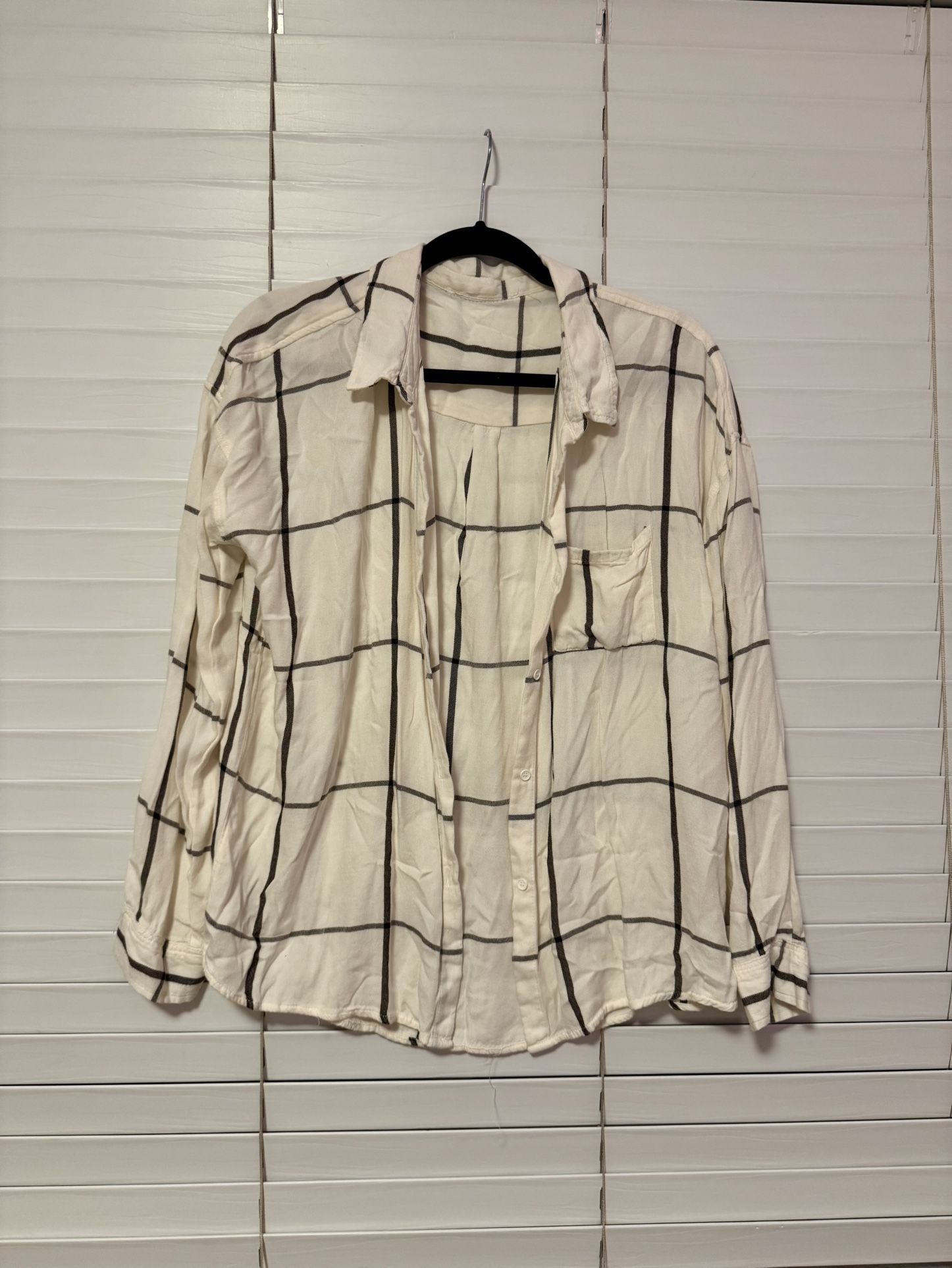 Checkered Button-Up