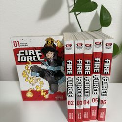Fire Force Manga Anime Series 1-6 English Version Great Condition