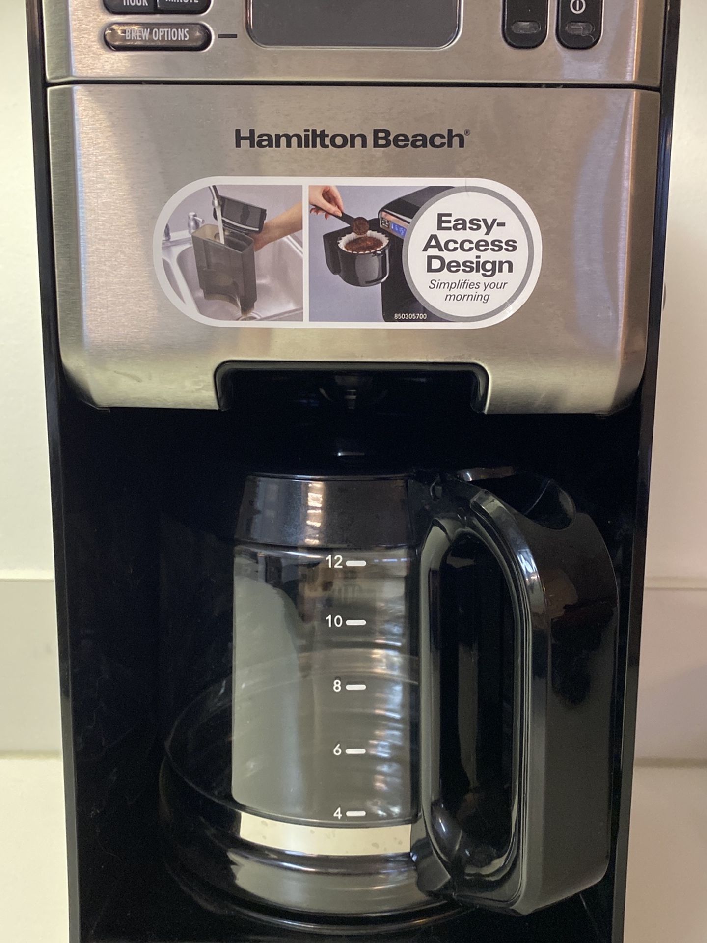 Hamilton Beach 12 Cup Digital Automatic LCD Programmable Coffee Maker Brewer