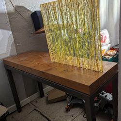 Custom Made Console Table W/ Decor Piece 