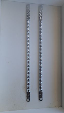 26" Square Twisted Spring Front Fork Bars