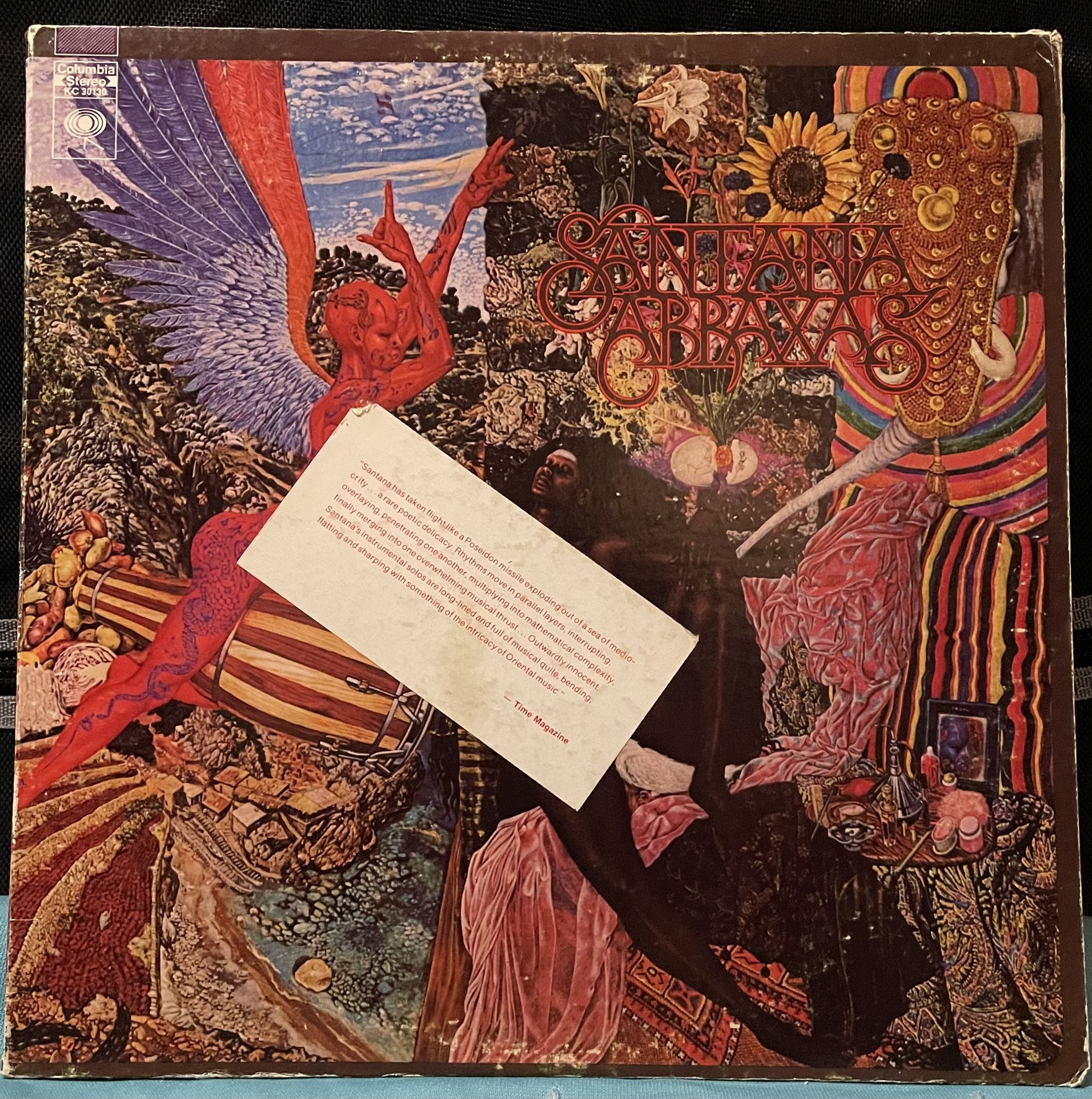 Santana “Abraxas” 1970 Original Vinyl Record