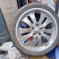 18" Set Of Rims And Tires