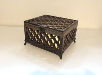Handmade Wooden Jewelry Box 