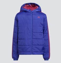 adidas Girls Cozy Purple Puffer Jacket Size SMALL(7/8) & LARGE (14/16)
