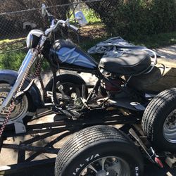 Harley Davidson Serva Car 45 Flat Head Rolling Chassis