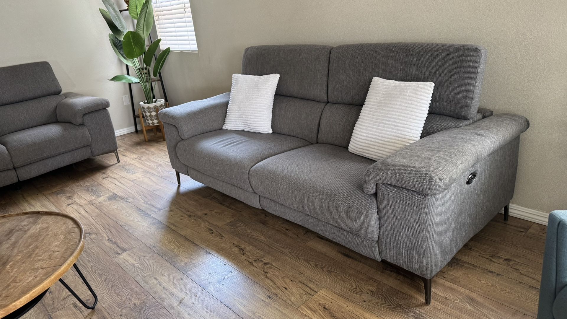 ** Power Reclining Sofa & Loveseat Set **