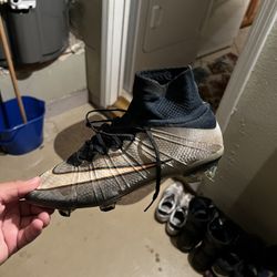 Cr7 Mercurial Silverware Cleats 