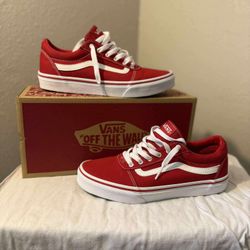 Red Vans Old Skool 