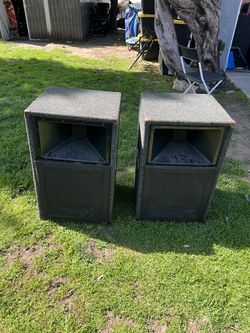 Pair of Cerwin-Vega V-29 Speaker Enclosures (Empty Cabinets)