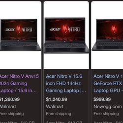 Acer Nitro V15 Gaming Laptop 2024