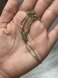 14k Gold Curb Link  Necklace and more