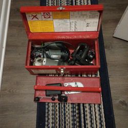 Bosch Rotozip, Grinder Set, And Toolbox 