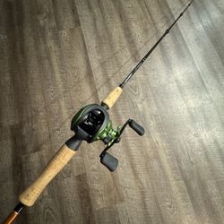 New Phleuger Reel And Slightly used Graphite Phleuger Casting Rod.  