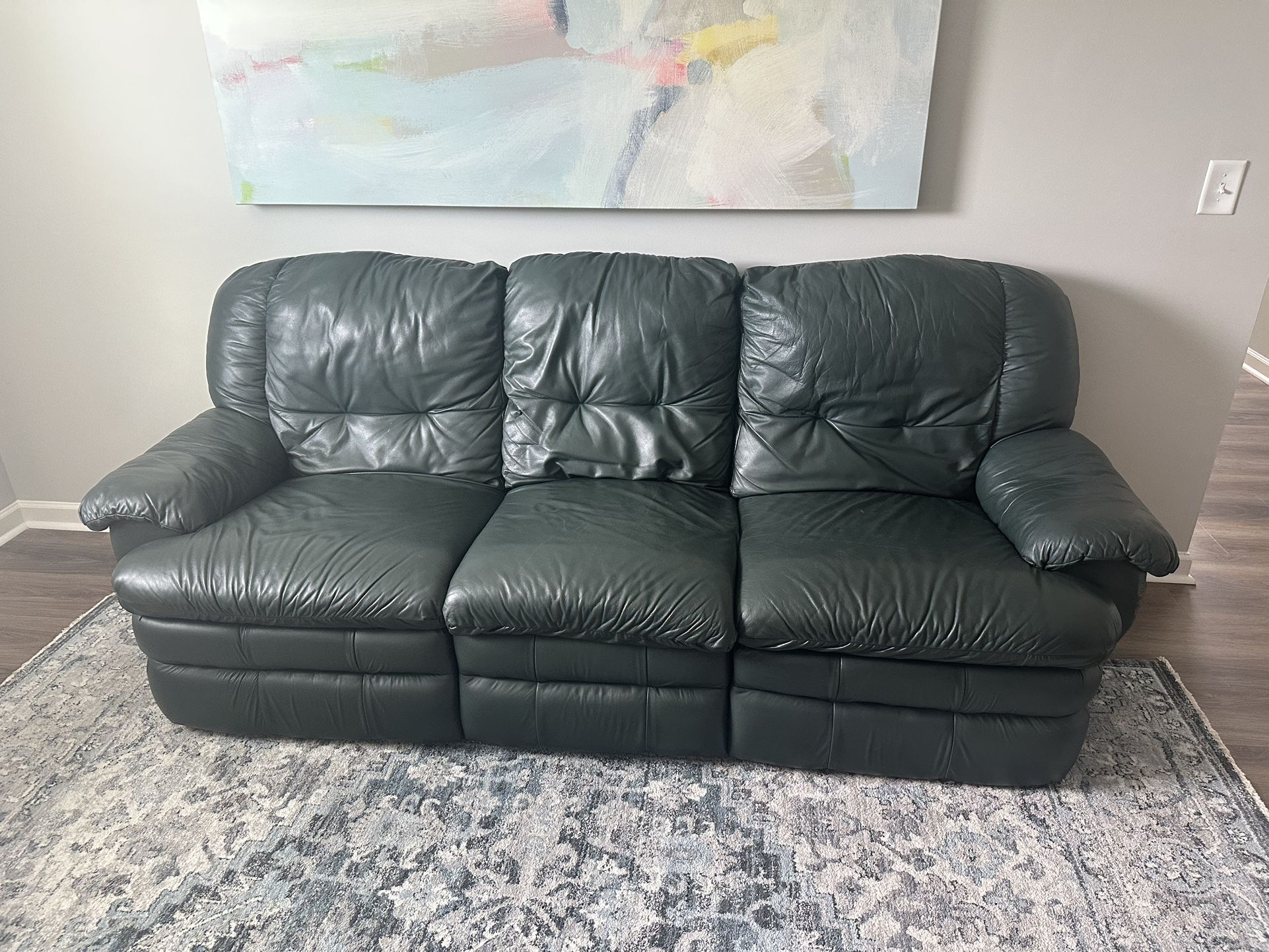 Comfortable Leather Couch