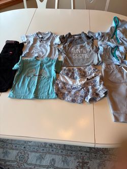 Cute Lot of Infant Baby Boy 6-9 Mo Clothes 8 Pieces