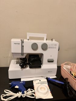 FYe310 Full Size Sewing Machine with Foot Pedal, Heavy Duty & Portable, Power...