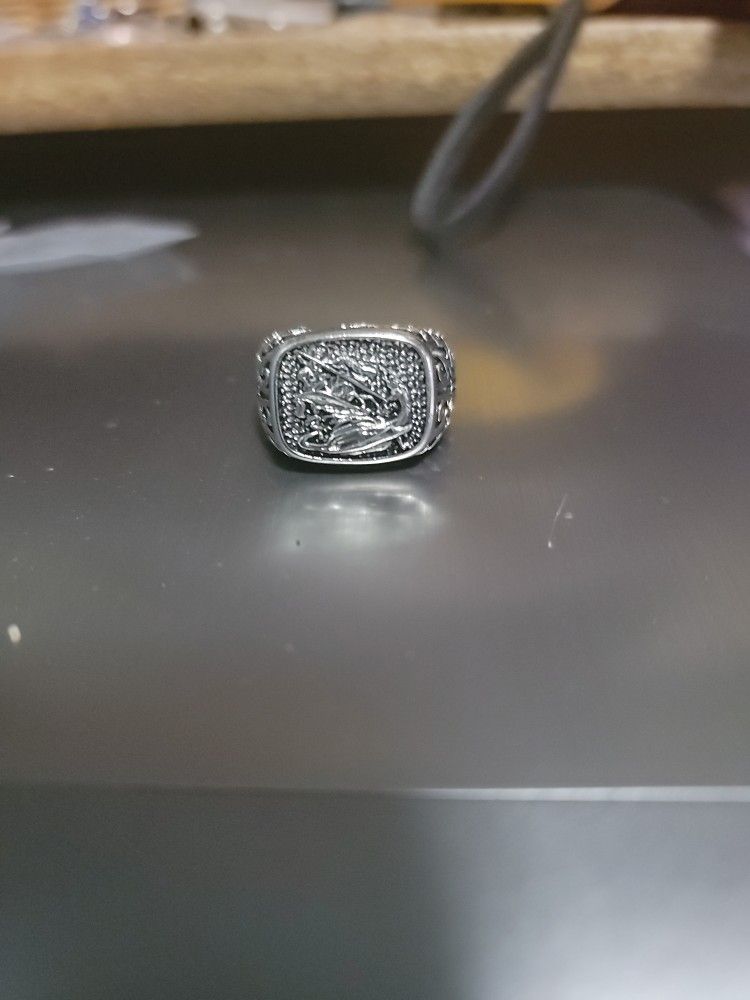 Men's Size 10 Stainless Steel Ring
