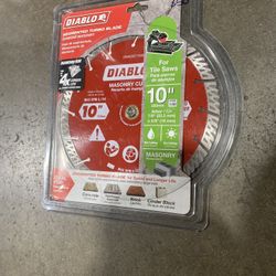 DIABLO 10 in. Diamond Segmented Turbo Cut-Off Discs for Masonry
