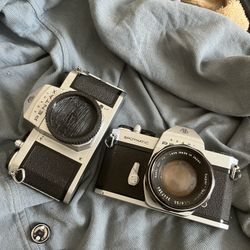 Asahi Pentax SLR Film Camera and Lens