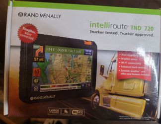 Rand McNally IntelliRoute TND 720 7” Truck GPS – Tested & Working