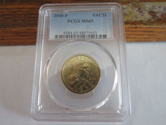 2000P Sacagawea Dollar PCGS MS-65