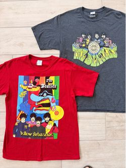 Lot Of 2 Men’s Size L Beatles T Shirts Worn Once West Las Vegas See My Listings Summerlin