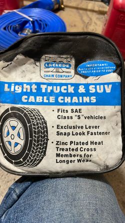 Tire chains/cables