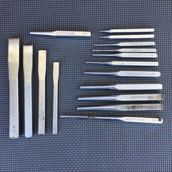 Assorted Lot of Craftsman Cold Chisels and Punches