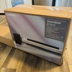 Samsung Soundbar (HW-B73CD) 5.1 Ch Home Theater  | Wireless Subwoofer | Bass Boost| Bluetooth | Dolby Digital & Game Mode