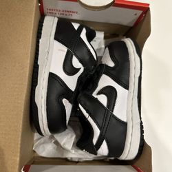 5c Dunk Low Black & White For Baby/toddler