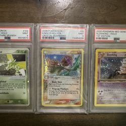 PSA Graded Mint 9 Vintage Pokemon Cards