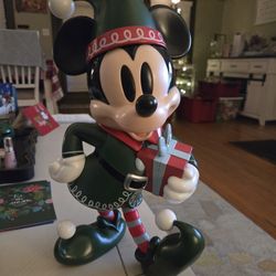 Disney Parks Exclusive Christmas Party Elf Mickey Mouse Popcorn Bucket