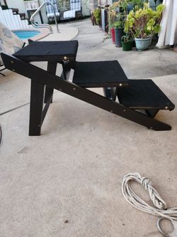 Wooden Folding Pet Stairs Ramp
