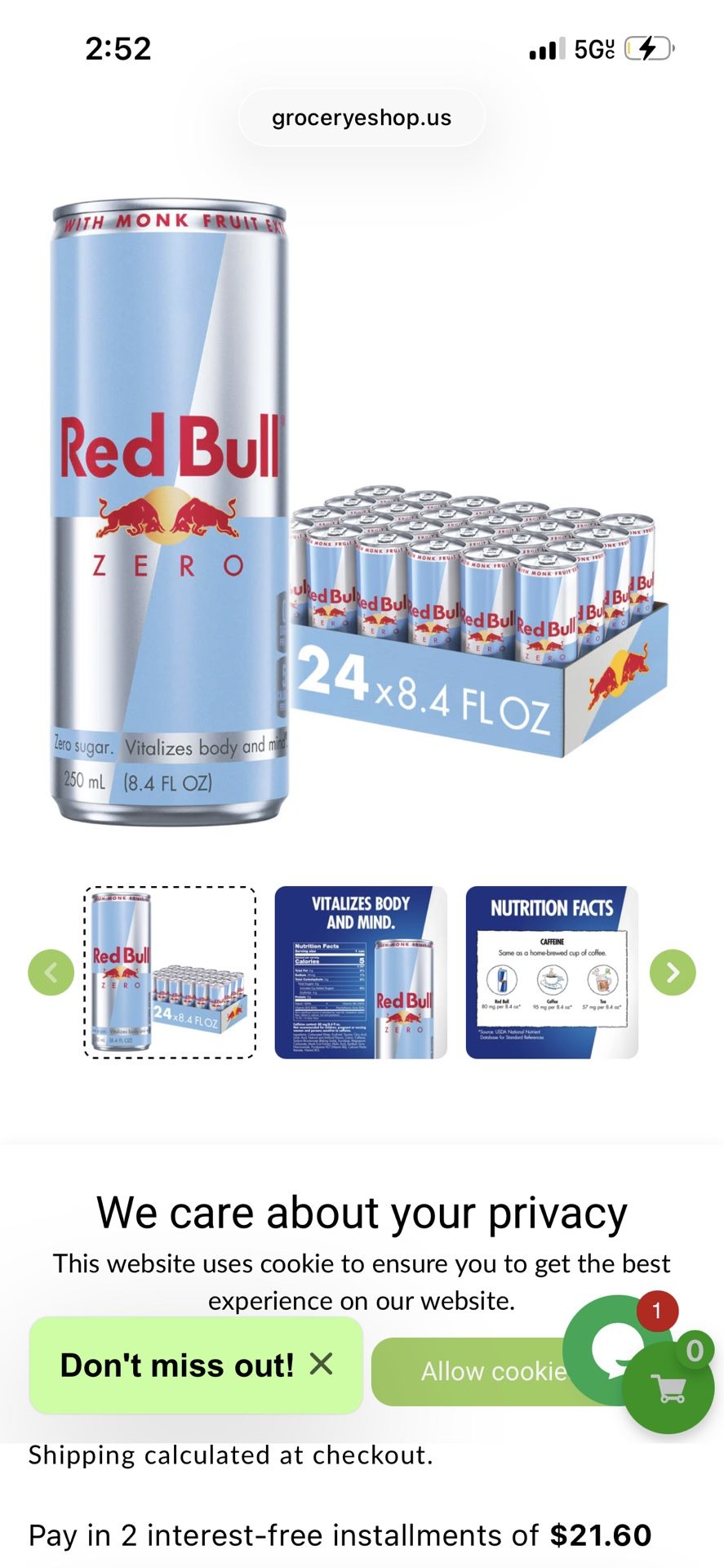 Red Bull New 24pack