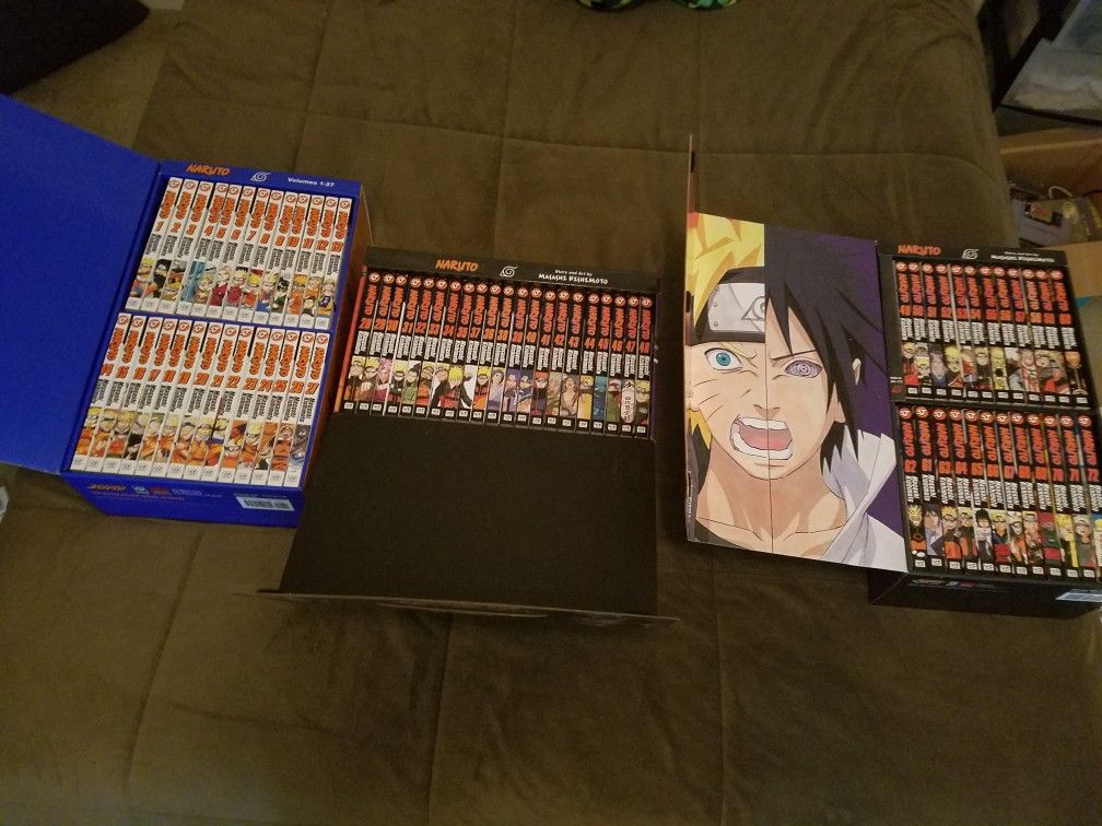 Naruto Complete English Manga Volumes 1 - 72