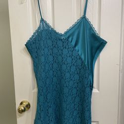 Sexy Satin Lace Chemise XXL 