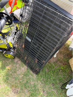 Meduim dog cage.