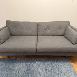 Couch- Article Anton 74” Gravel Gray