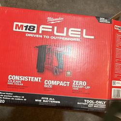 Milwaukee Fuel Brad Nail Gun