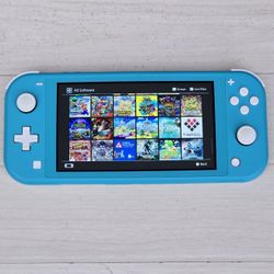 NINTENDO SWITCH LITE WITH 150 SWITCH GAMES + 10000 RETRO CLASSIC GAMES