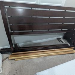 California King - Bed Frame, Slats, Box Spring, Mattress