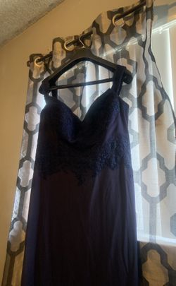 Navy blue dress