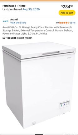 Deep freezer